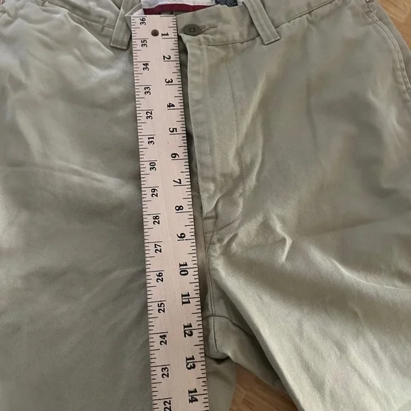 Gap Clean Cut Khaki Chinos Mens 32x30 Tan Cotton Straight Leg Pants - Picture 6 of 10